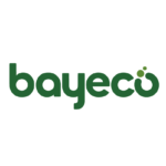 Logotipo corporativo de Bayeco en color verde.